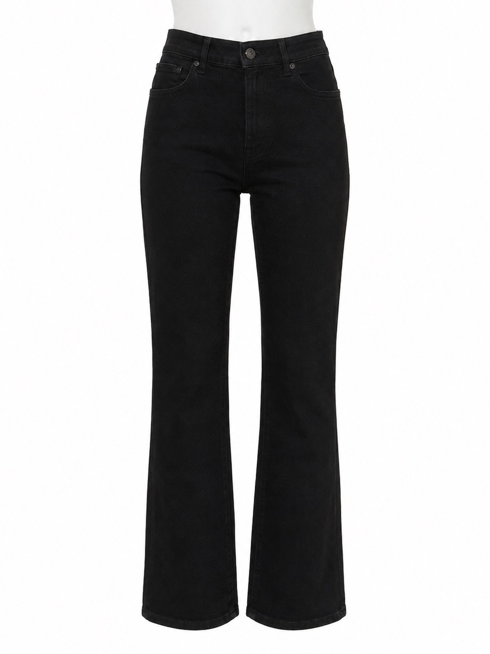 Size 27 Denim Forum Women’s Lola High Rise Skinny Jeans Black Stretch